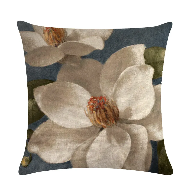Картины оптом цветок Хлопок и лен с принтом подушка крышка лист наволочка для