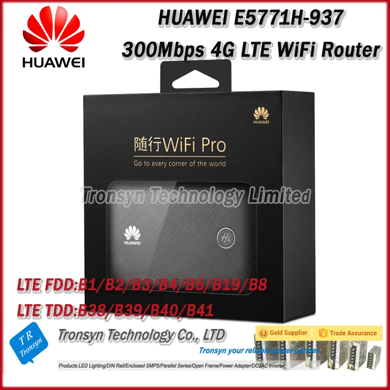 Оригинальный разблокированный Wi-Fi роутер HUAWEI 300 Мбит/с 4G LTE внешний аккумулятор со