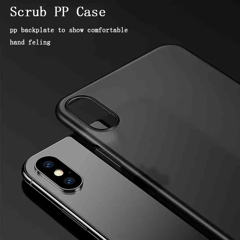 Slim Case For iPhone 8 8Plus 7 Plus 7Plus Matte PC Cases X 6 s 6Plus 6s Back Cover White Coque Black Fundas XR XS MAX |