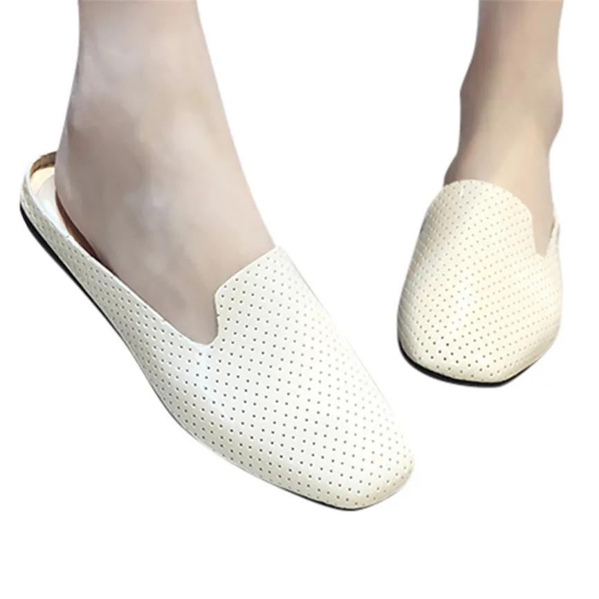 SAGACE/женские шлепанцы на низком каблуке пляжная обувь большого размера 28 #4 лето