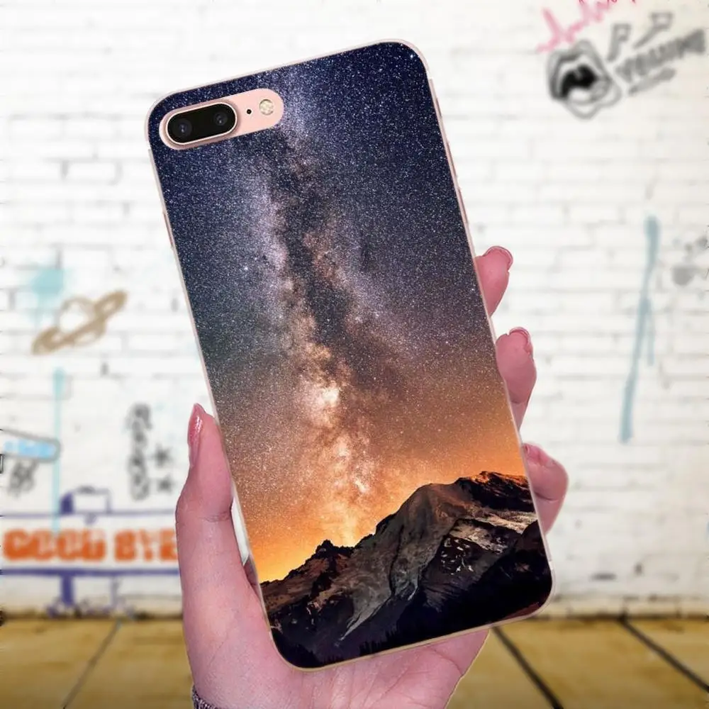 Diy рисунок ТПУ Зимний снег горный сцена для Galaxy A3 A5 A7 On5 On7 2015 2016 2017 Grand Alpha G850 Core2 Prime S2