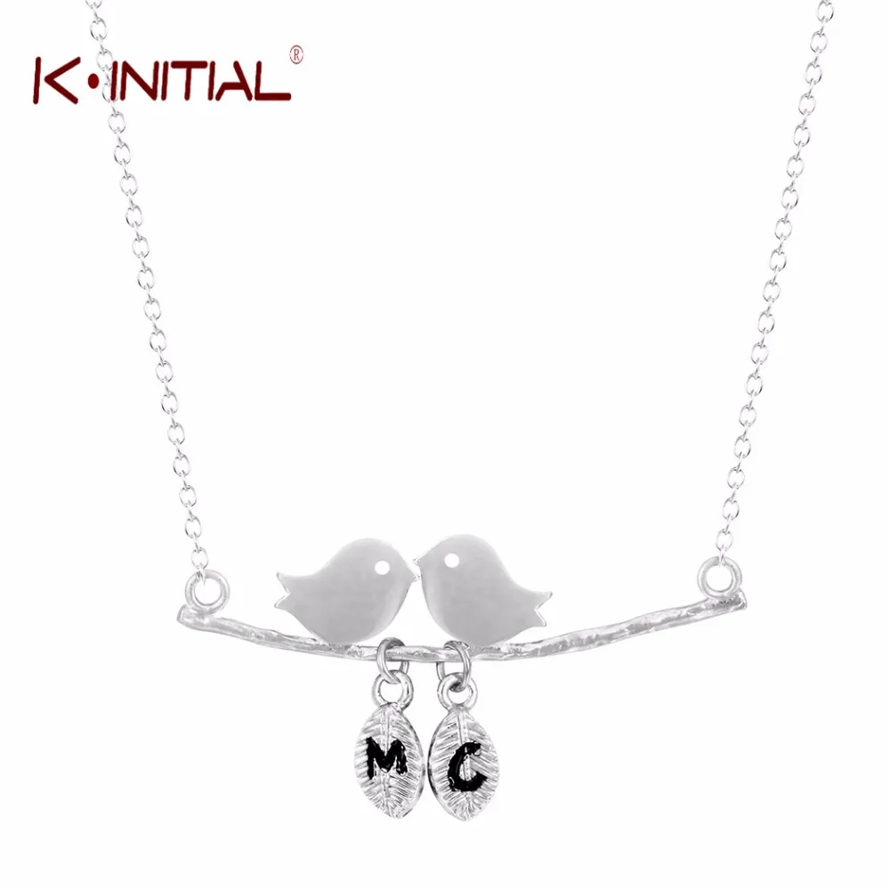 Kinitial 10 шт. цвета: золотистый серебристый любовь Товары для птиц на ветке Ожерелья