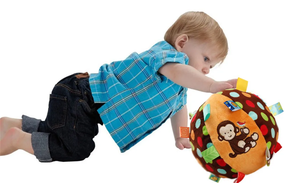 

Детская головоломка ручная ткань плюшевая игрушка мяч токарный станок Висячие игрушки плюшевый мяч для рук новорожденный Красочный мягкий...