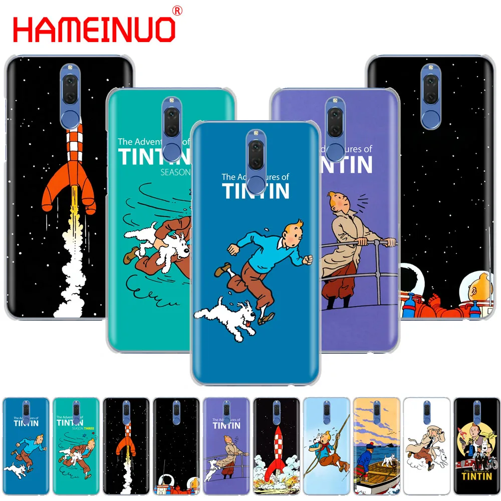 HAMEINUO Приключения Тинтин чехол для телефона Huawei NOVA 2 2S 3e PLUS LITE p smart 2018 enjoy 7s mate 7 8 9 10