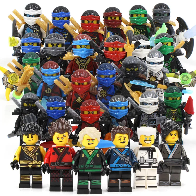 Ninja Kai Jay Зейн Cole Lloyd Carmadon с торнадо мотоцикл совместимые LegoINGlys Ninjagoes цифры Building Block