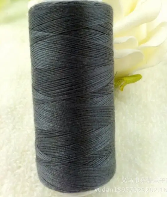 Dark grey 2 шт цвета полиэстер отличные катушки ниток для шитья 250 ярдов многоцветные высокого качества - Цвет: Dark grey