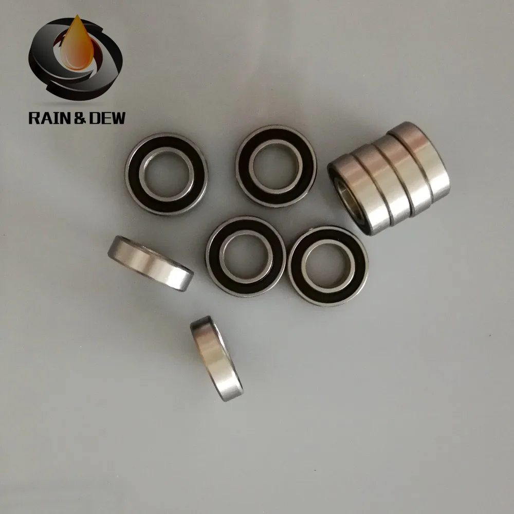 10X16X4 мм RC автомобильный подшипник 10 шт. MR1016 2RS миниатюрный шариковый ABEC 7 резиновое