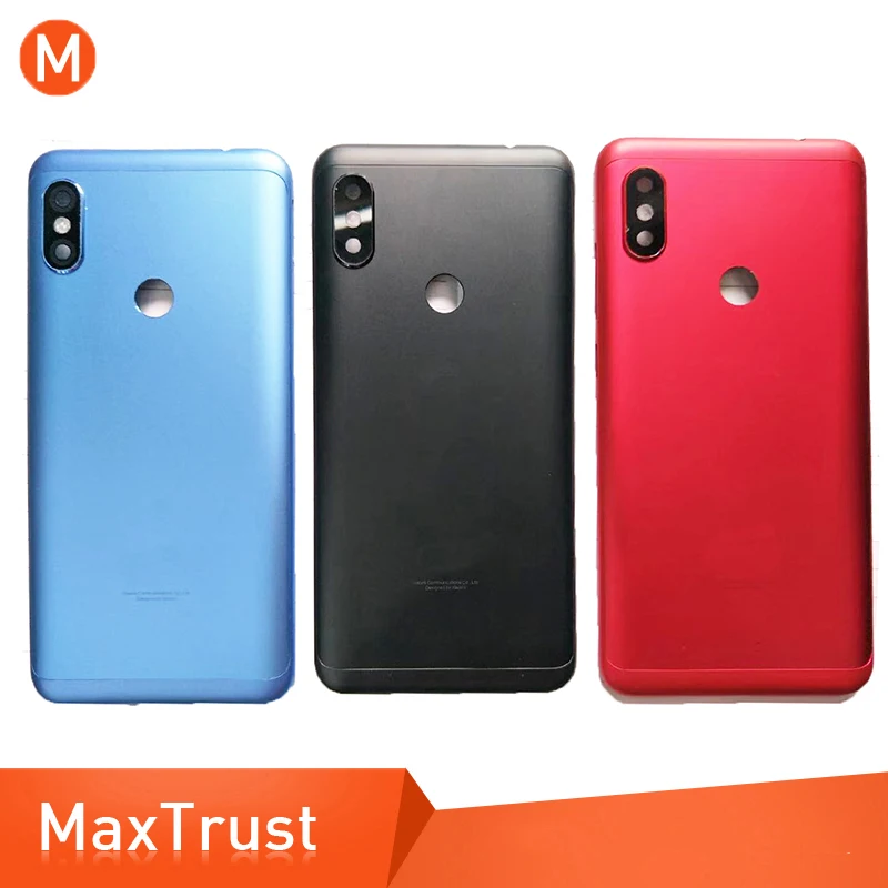 10 шт./лот отличное качество для Xiaomi Redmi Note 6 Pro крышка батареи задняя дверь корпуса