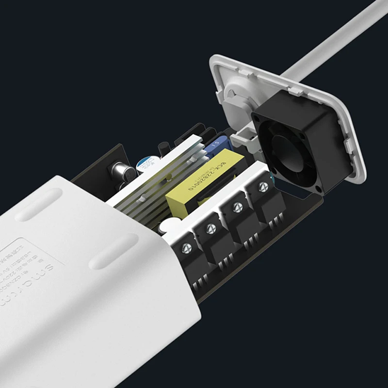 Xiao mi jia Smart автомобильный инвертор 12 В до 220 USB быстрая зарядка AC Xioa розетка