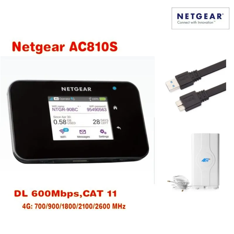 600 Мбит/с 4g разблокированный сетевой адаптер AC810S cat11 3g mifi роутер wifi донгл lte
