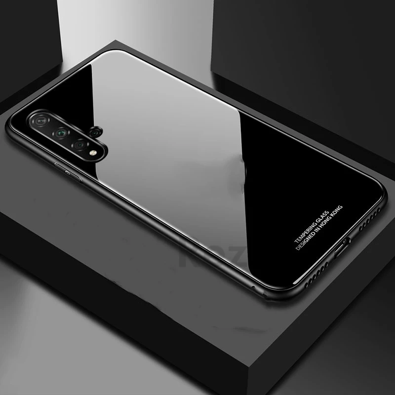 Глянцевый чехол из закаленного стекла для huawei Honor 20 Pro удобный телефонный Футляр