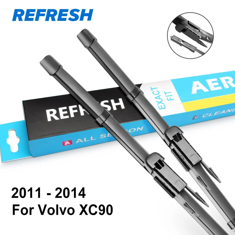 2011 - 2014 REFRESH Передние и задние стеклоочистители для Volvo XC90 2002 2003 2004 2005 2006 2007 2008 2009 2010 2011 2012 2013 - Цвет: 2011 - 2014