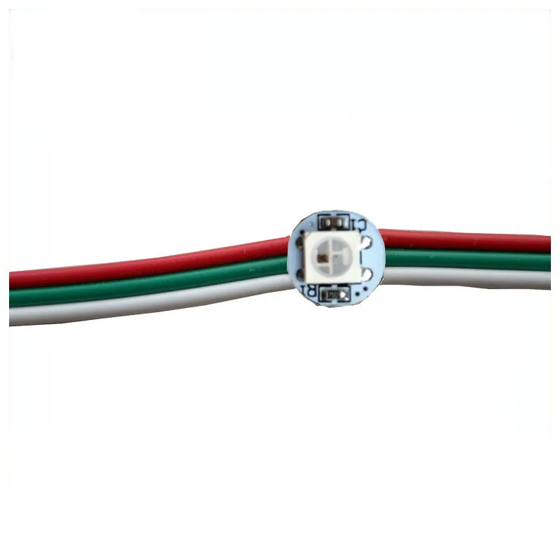 

100~1000X Digital SK6812 5050SMD RGB full color individually control with 10mm aluminum PCB, 10cm wire space free shipping