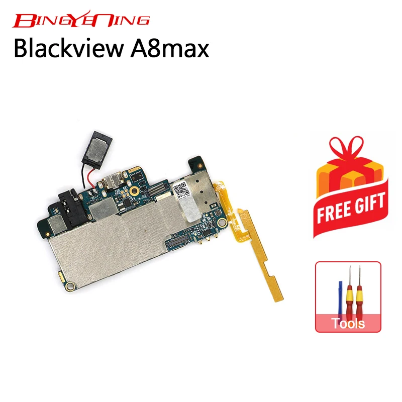 BingYeNing новая оригинальная материнская плата для Blackview A8 Max Android 6 0 2 ГБ + 16 Гб ПЗУ с