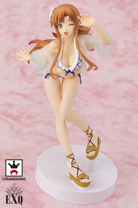 100% оригинальная коллекция Banpresto EXQ фигурка Асуна из &quotSword Art Online Memory Defrag&quot|Игровые