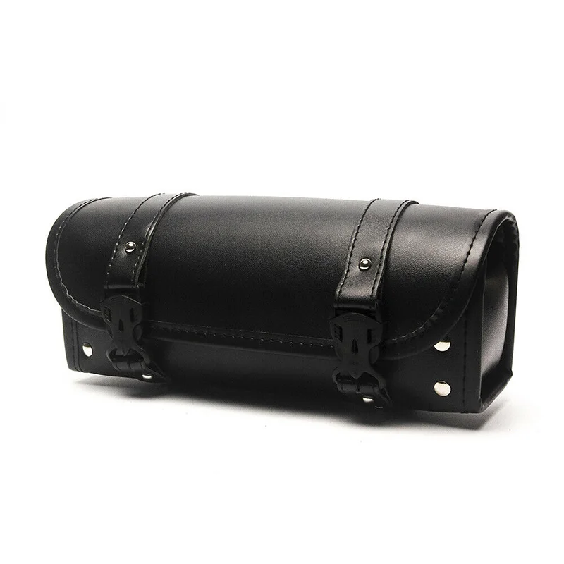 

Saddlebag Motorcycle Bag Polyurethane Leather 29.5x9x12.5cm Mounting Straps Kit