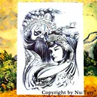 SHNAPIGN временная татуировка Моя наложница, боди-арт, наклейка с флеш-татуировкой, s 21*15 см, водонепроницаемая хна, Стилизация автомобиля, Настенная Наклейка