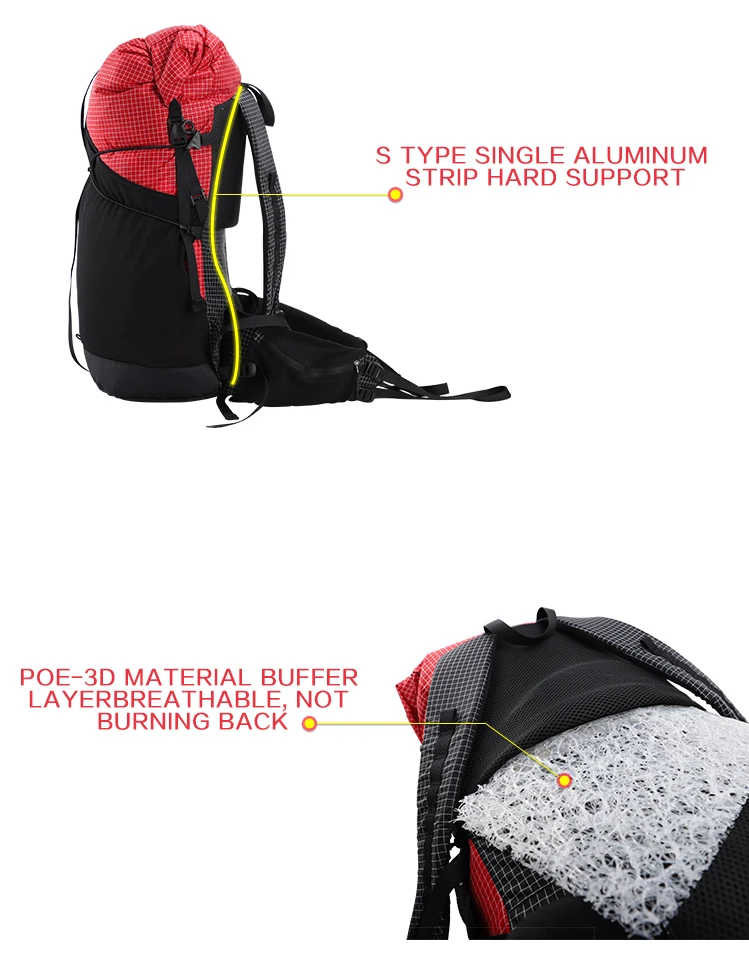 3F UL GEAR 35L рюкзак XPAC/СВМПЭ материал легкий прочный путешествия Водонепроницаемый Кемпинг Сверхлегкий походный открытый