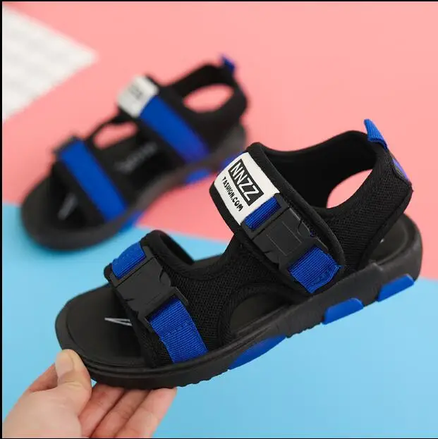 Новая модная детская обувь тонкие туфли для мальчиков Детская летняя одежда