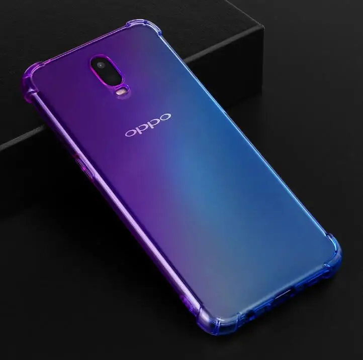 Для OPPO R17 чехол силиконовый ударопрочный защита подушка безопасности Цвет Мягкий
