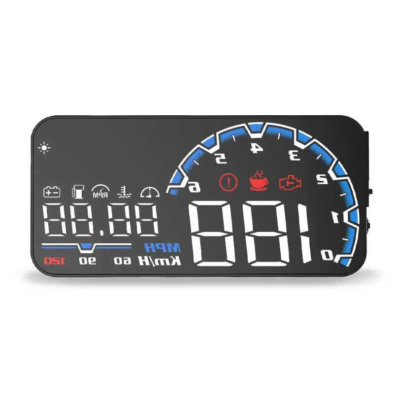 Новый Actisafety H300 OBDII автомобиля HUD Дисплей Overspeed сигнализации Smart Digital спидометр