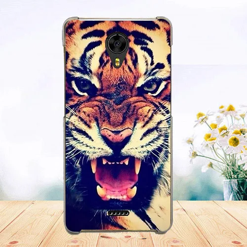 Чехол для Fly FS528 Memory Plus чехол с рисунком цветной тигр филин Роза мягкий из ТПУ Fs528