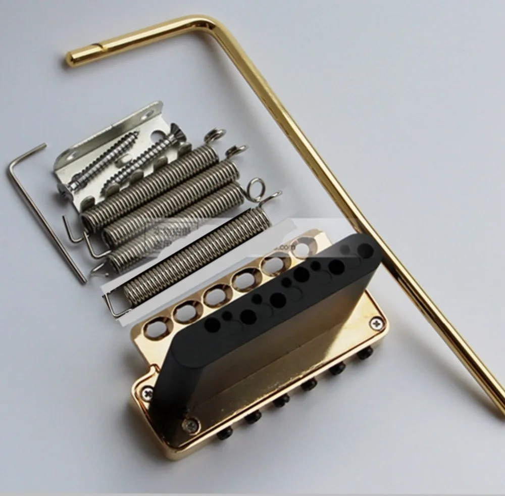 Новинка мост Уилкинсон WVP6 TREMOLO + сиденья из нержавеющей стали золотые Кореи |