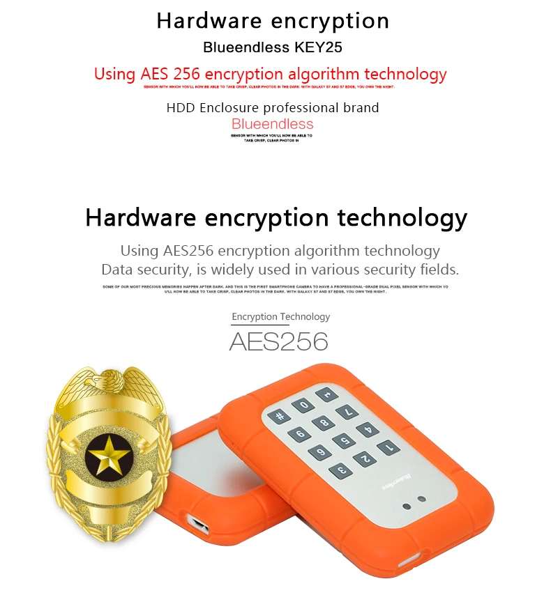 Зашифрованный ключ блокировки sata hdd корпус sata hdd чехол с функцией настройки паролей USB3.0 жесткий диск коробка высокоскоростной противоударный чехол