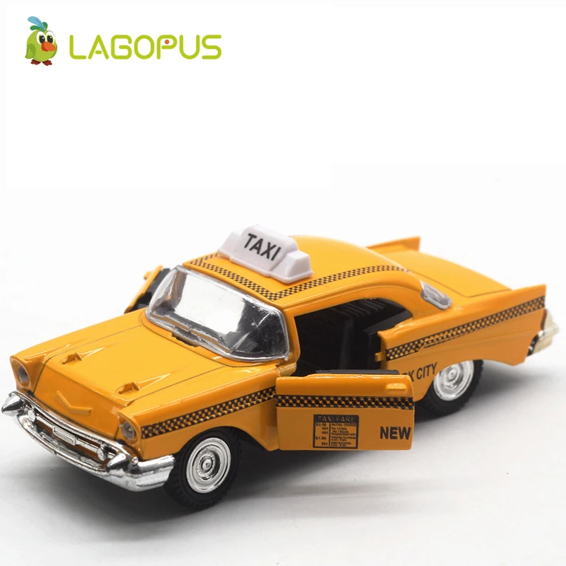 Новые 1:40 Машинки Игрушки 1957 Bel Air Taxi литье под давлением Металл оттягивание модель