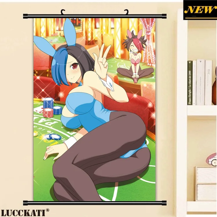 40X60 см Senran Kagura Burst новые волнистые игры, сексуальные лоли, игрушки, мультфильм, аниме, настенные фотообои плакат в рулоне, холст, живопись