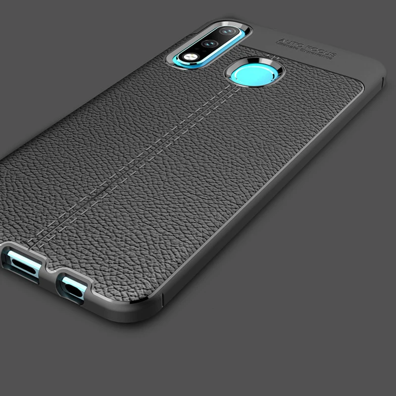 Кожаный чехол для телефона YUETUO huawei p30 lite p 30 nova 4e p30lite силиконовые аксессуары