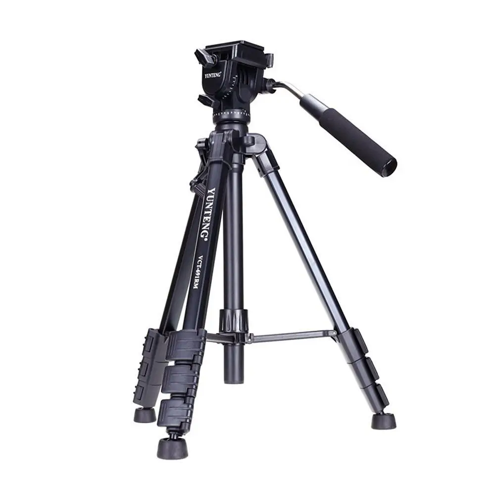 Фото YUNTENG VCT 691 Профессиональный алюминиевый штатив с панорамной головкой для DSLR
