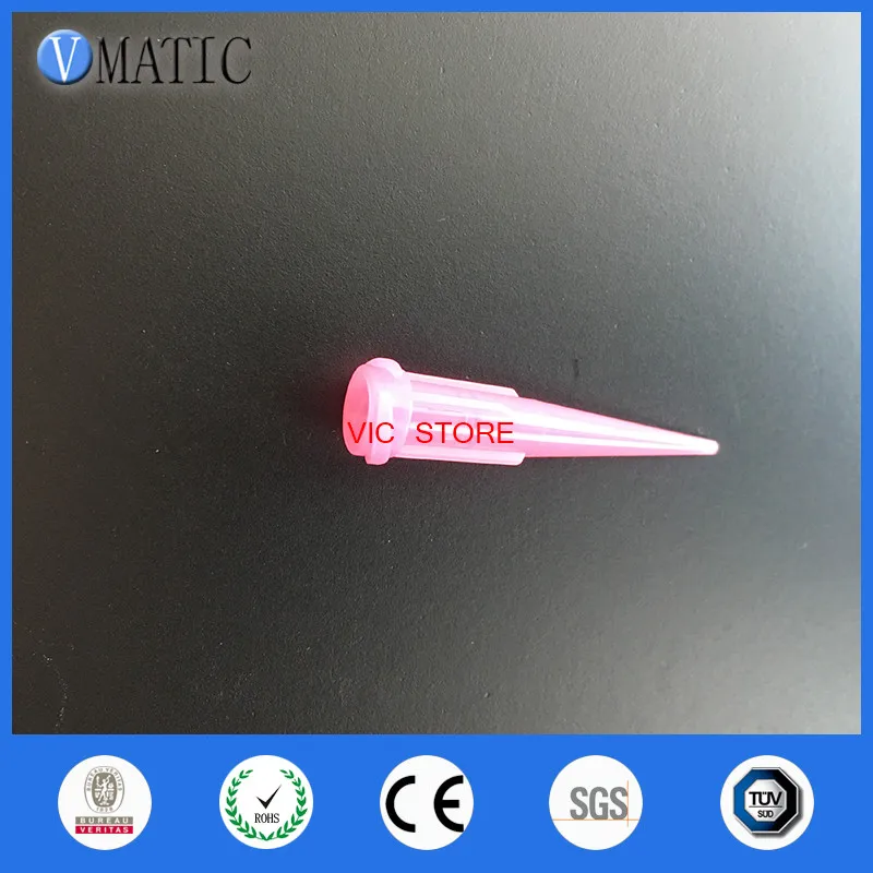 100 шт 20G TT конические наконечники дозирующие иглы розовый цвет пластиковая игла для шприца