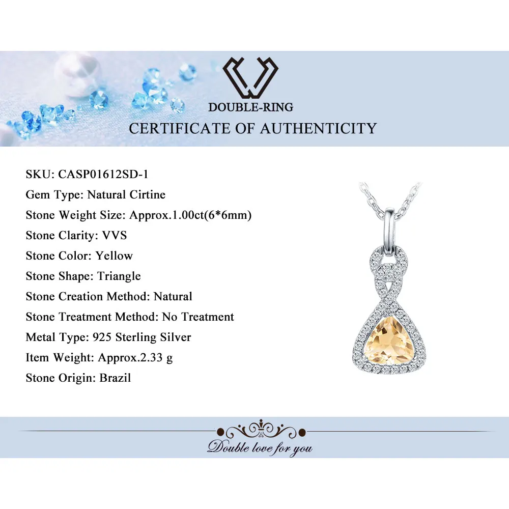 Женское ожерелье из серебра 925 пробы с натуральным Цитрином|gift gifts|gift womengift necklace |