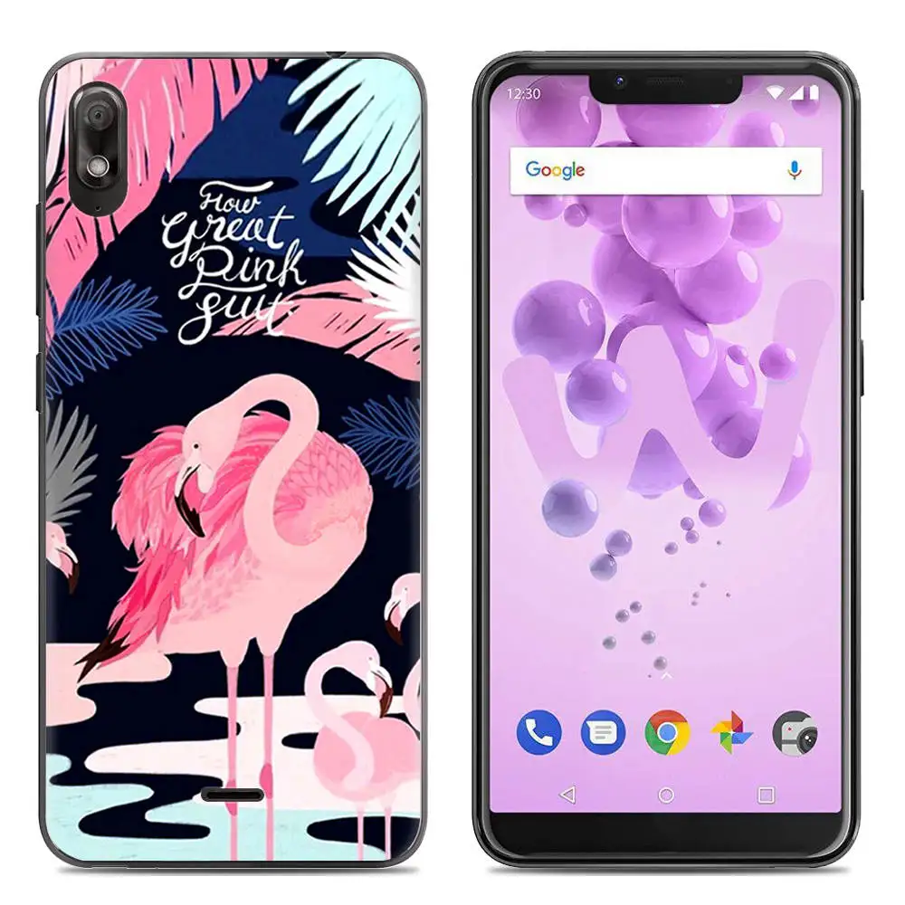 6 Мягкий силиконовый чехол для телефона чехол для Wiko View 2 Go 5,93 дюймов TPU модный цветной узор окрашенный прозрачный чехол - Цвет: 6