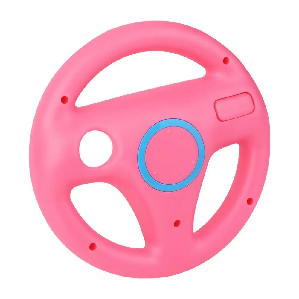 Pink 3 цвета пластик инновационный и эргономичный дизайн игры гоночный руль для nintendo wii для Mario Kart пульт дистанционного управления - Цвет: Pink