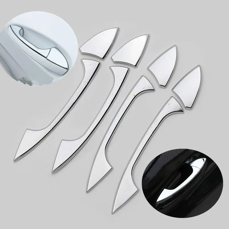 

FUNDUOO For Mercedes Benz B180 2012-2015 Stainless Steel Car Door Handle Cover Trim Overlays Stickers