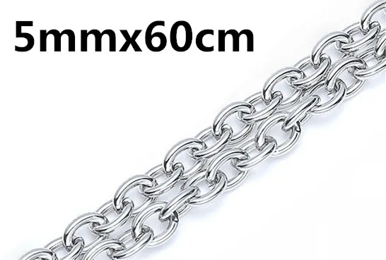 316L stainless steel O-shaped Chain Necklace Titanium chain | Украшения и аксессуары