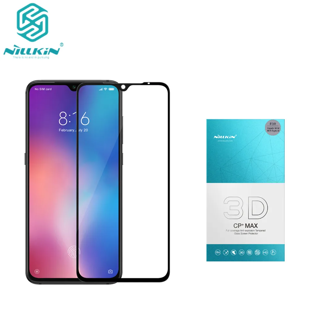 NILLKIN Amazing 3D CP+ MAX полное покрытие нанометр Анти-взрыв 9H Закаленное стекло протектор экрана для Xiaomi mi9 Mi9 Explorer
