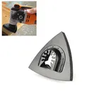 реноватор 1 шт. 80 мм флеш треугольная шлифовальная подошва колеблющаяся Мультитул для дома DIY Универсальный Мощность инструмент Multimaster аксессуары