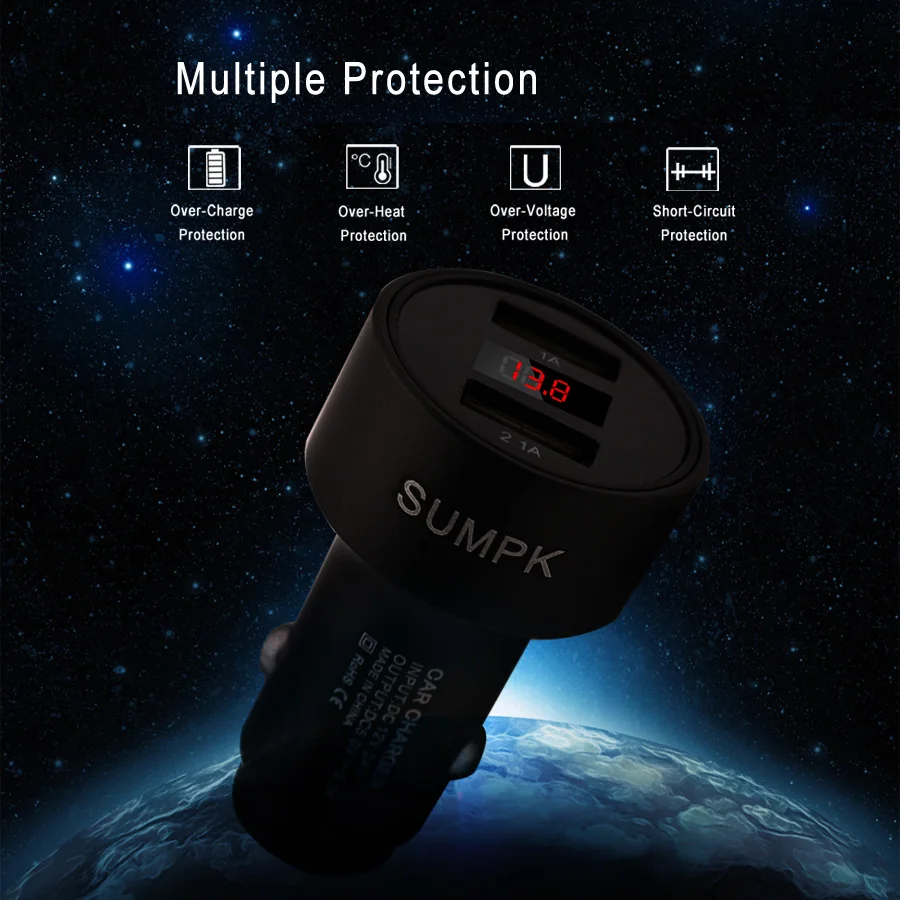 5V 3A USB быстрое автомобильное зарядное устройство быстрой индукционной для