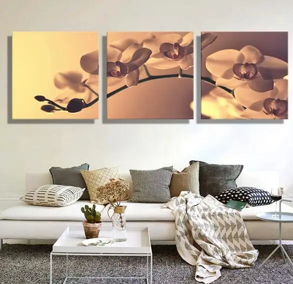 Картина Маслом Холст Аннотация Мотылек Орхидея Wall Art Украшения Домашнего Декора
