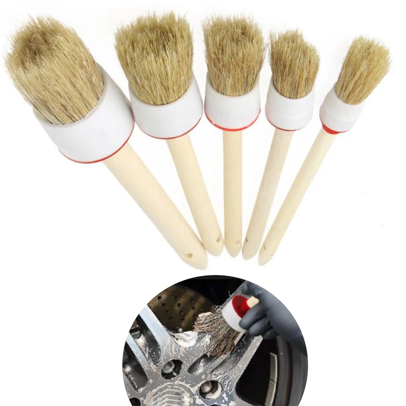 Мягкие автомобильные щетки 5 шт. для чистки отделки приборной панели сидений