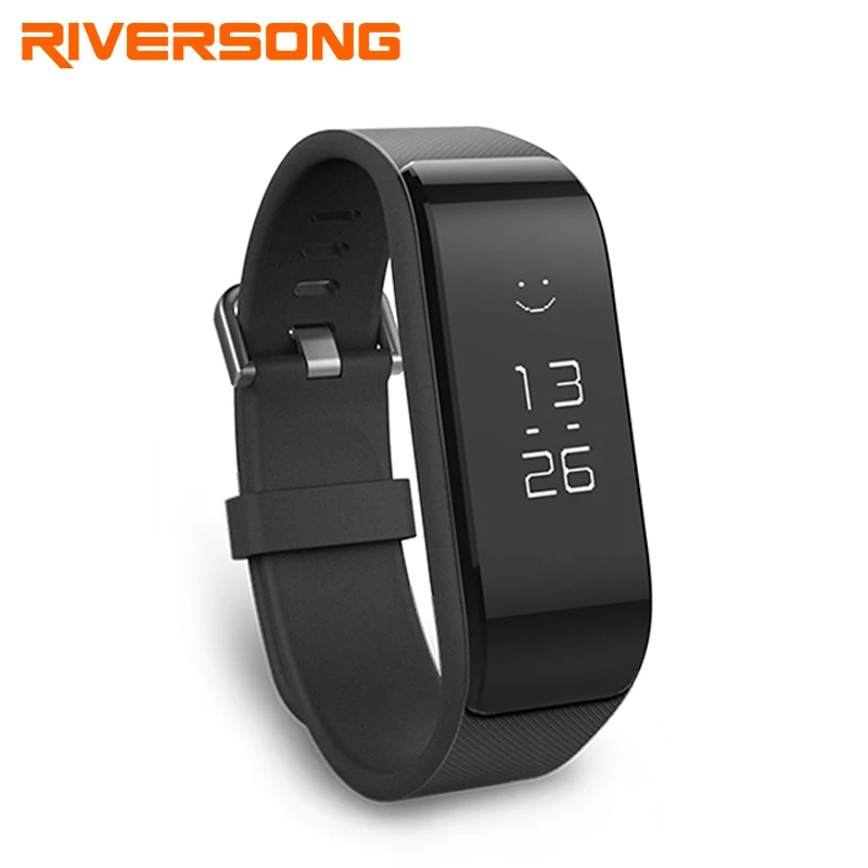 Отель RIVERSONG Фитнес трекер Браслет монитор сердечного ритма Смарт Smartband с Шагомер