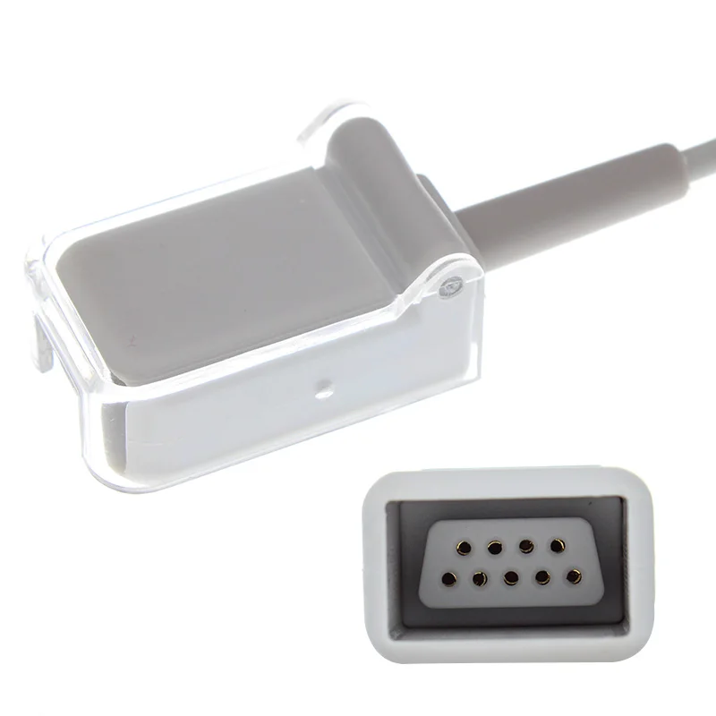 Используется для Masimo/MDE/GE-Marquette/INVIVO/Datascope monitor AMP 14PIN к DB9P F spo2 адаптер