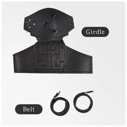 belt kit Game Final Fantasy VII Remake Cloud Strife Cosplay Costume Cloud Strife Outfit Halloween Costumes For Adult Men Custom Made - Цвет: belt kit