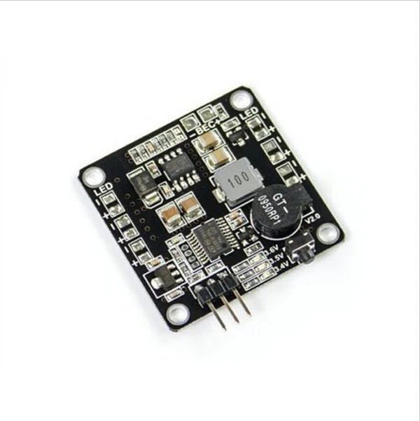 

PDB Power Distribution Board BEC-5V/12V 3A &Signal Loss Alarm Quadcopter Finder with 2-6S Lipo Low Voltage Buzzer F16891