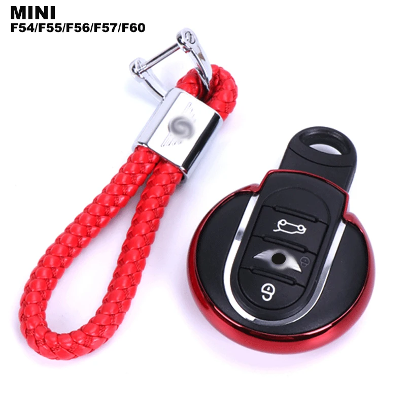 Чехол для автомобильных ключей из ТПУ чехол MINI F54 F55 F56 F57 F60 R55 R56 R60 Clubman Countryman|Кольца
