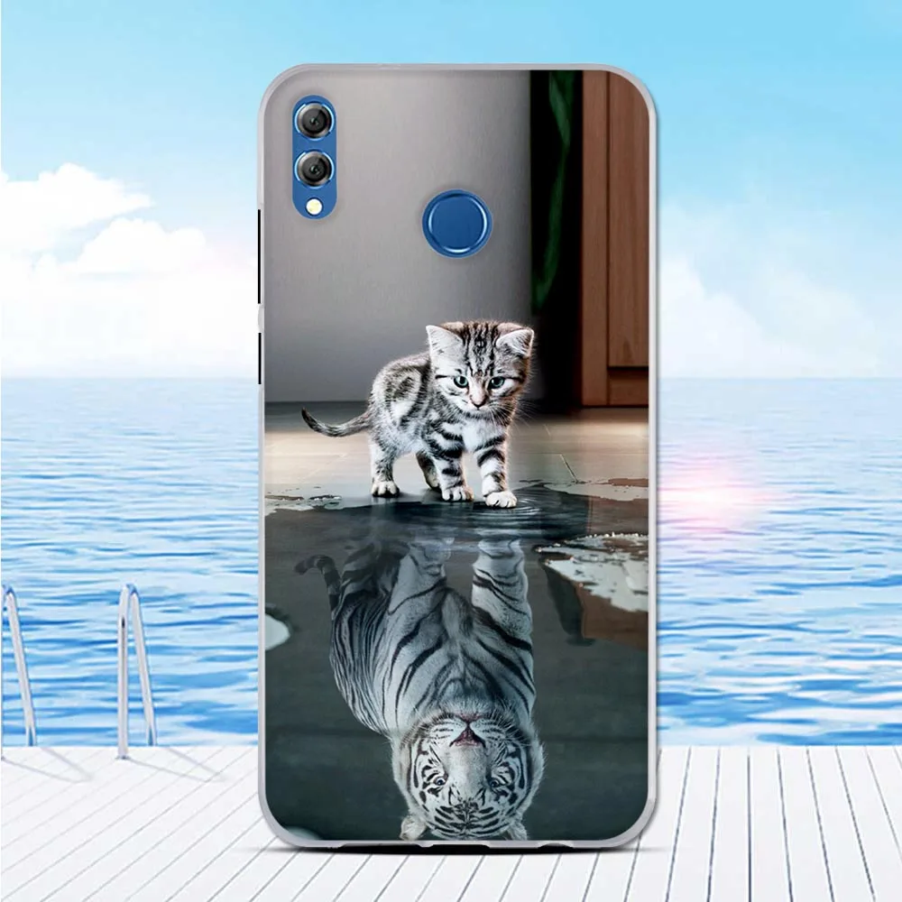 Чехол из ТПУ для Huawei Honor 8X Max силиконовый чехол телефона Enjoy Модный милый тонкий