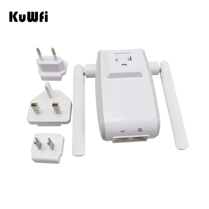 Мини повторитель сигнала Wi Fi 300 Мбит/с 2 антенны RJ45|wireless ap|network wifi repeatermini wireless router |